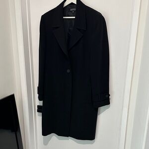 Kasper Black Trench Coat